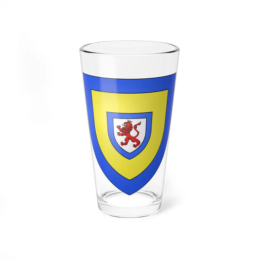 Blason ville fr Thiennes Nord (France) (Coat of Arms) Pint Glass 16oz 16oz - Go Mug Yourself