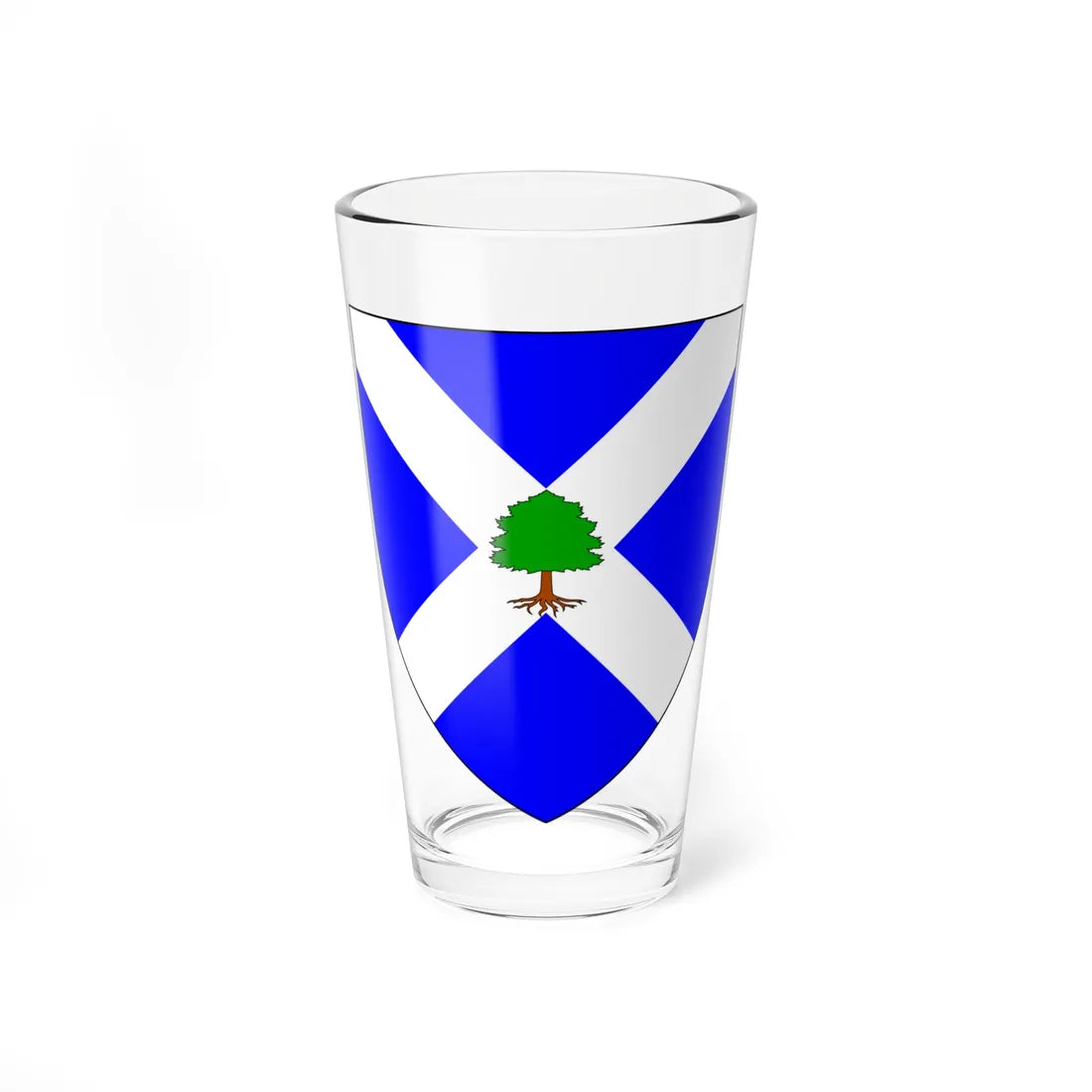 Blason ville gg Saint-André-de-la-Pommeraye (United Kingdom) (Coat of Arms) Pint Glass 16oz 16oz - Go Mug Yourself