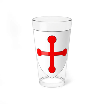 Blason ville gg Saint-Michel-du-Valle (United Kingdom) (Coat of Arms) Pint Glass 16oz 16oz - Go Mug Yourself