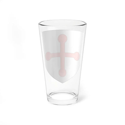 Blason ville gg Saint-Michel-du-Valle (United Kingdom) (Coat of Arms) Pint Glass 16oz - Go Mug Yourself