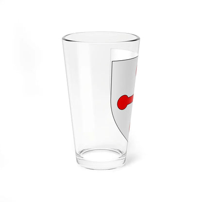 Blason ville gg Saint-Michel-du-Valle (United Kingdom) (Coat of Arms) Pint Glass 16oz - Go Mug Yourself
