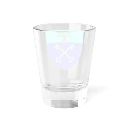 Blason ville gg Saint-Pierre-du-Bois (United Kingdom) (Coat of Arms) Shot Glass 1.5oz - Go Mug Yourself