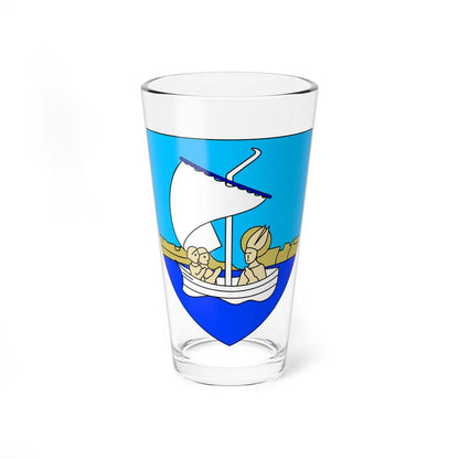 Blason ville gg Saint-Samson (United Kingdom) (Coat of Arms) Pint Glass 16oz - Go Mug Yourself