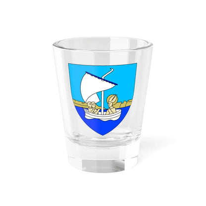 Blason ville gg Saint-Samson (United Kingdom) (Coat of Arms) Shot Glass 1.5oz 1.5oz - Go Mug Yourself