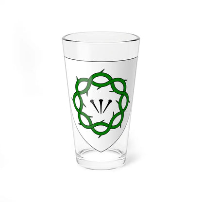 Blason ville gg Saint-Sauveur (United Kingdom) (Coat of Arms) Pint Glass 16oz 16oz - Go Mug Yourself