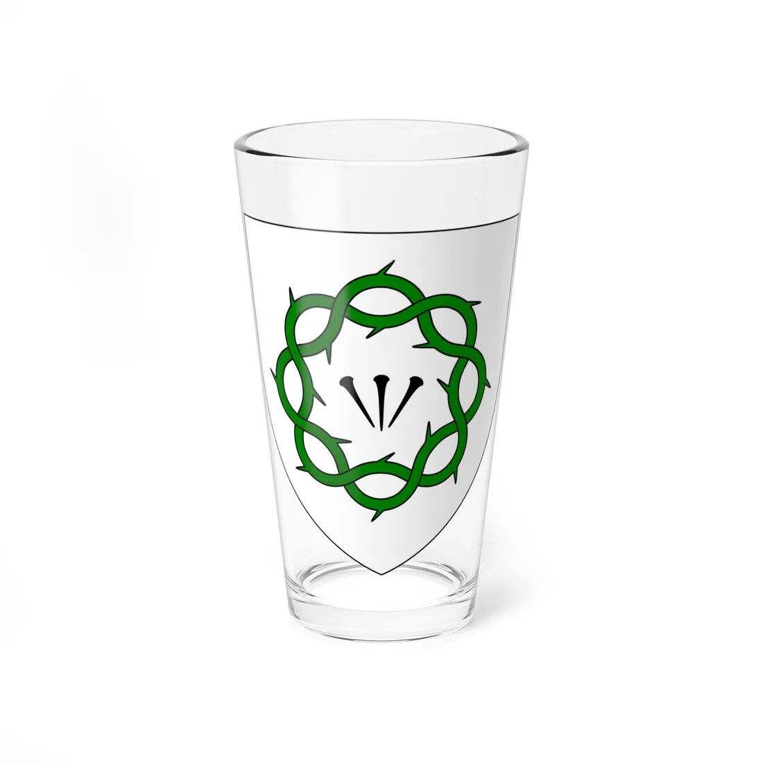 Blason ville gg Saint-Sauveur (United Kingdom) (Coat of Arms) Pint Glass 16oz - Go Mug Yourself