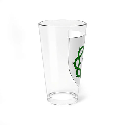 Blason ville gg Saint-Sauveur (United Kingdom) (Coat of Arms) Pint Glass 16oz - Go Mug Yourself