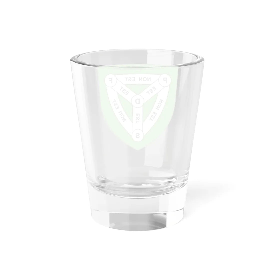 Blason ville gg Sainte-Marguerite-de-la-Forêt (United Kingdom) (Coat of Arms) Shot Glass 1.5oz - Go Mug Yourself