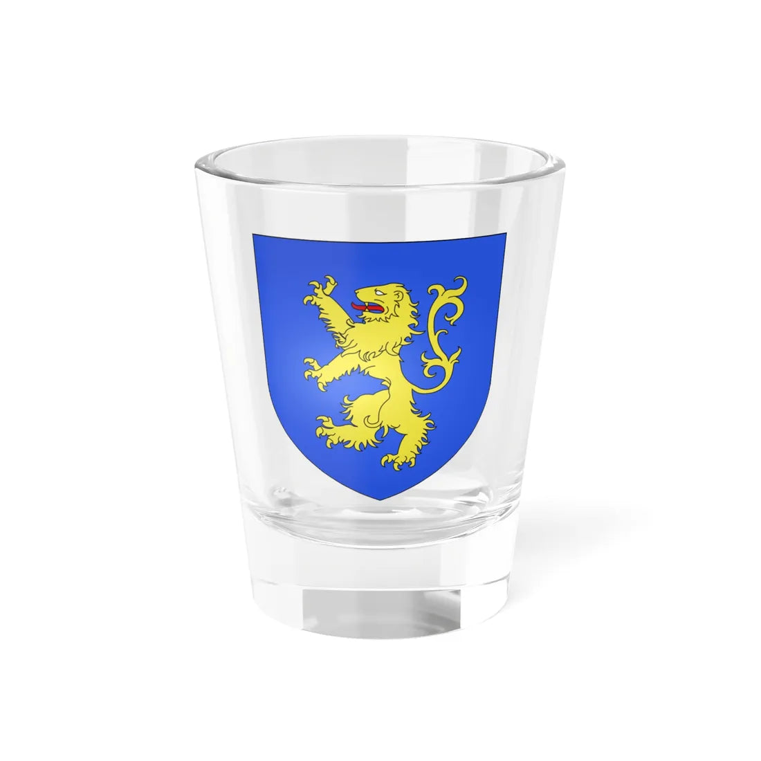 Blason ville It Avise AO (Italy) (Coat of Arms) Shot Glass 1.5oz 1.5oz - Go Mug Yourself