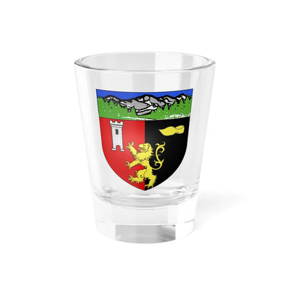 Blason ville It Ayas AO (Italy) (Coat of Arms) Shot Glass 1.5oz 1.5oz - Go Mug Yourself
