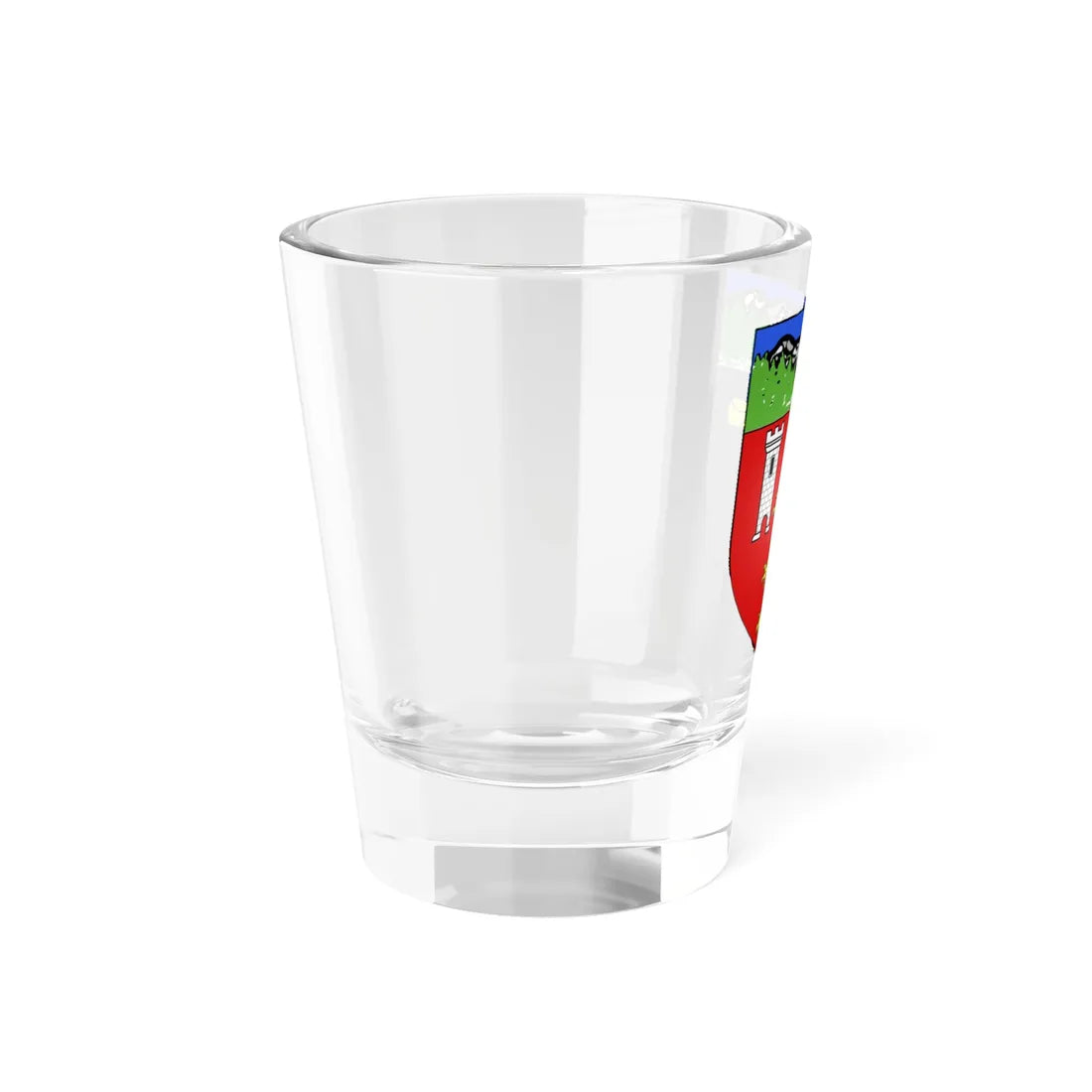 Blason ville It Ayas AO (Italy) (Coat of Arms) Shot Glass 1.5oz - Go Mug Yourself