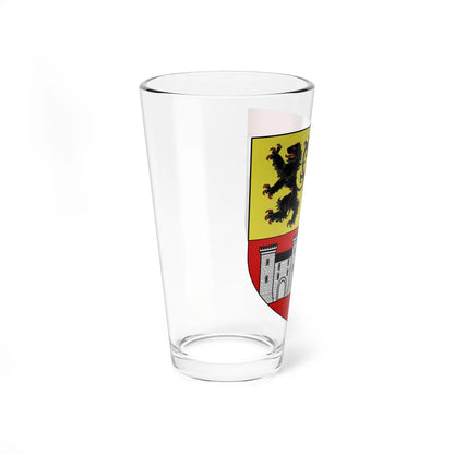 Blason ville It Aymavilles AO (Italy) (Coat of Arms) Pint Glass 16oz - Go Mug Yourself