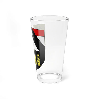 Blason ville It Aymavilles AO (Italy) (Coat of Arms) Pint Glass 16oz - Go Mug Yourself