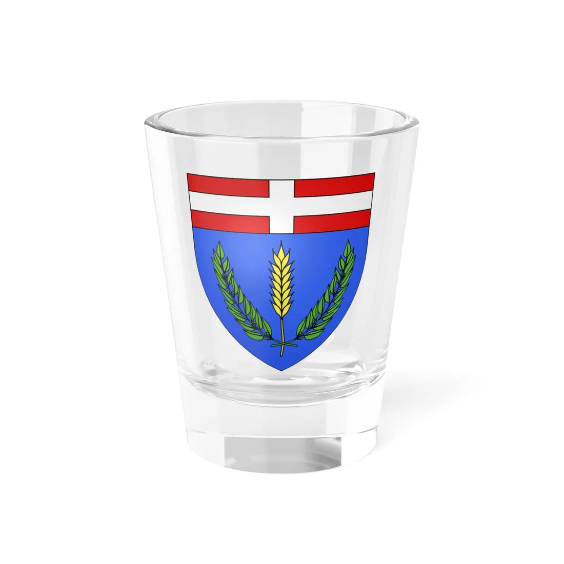 Blason ville it Calcinato Italie (Italy) (Coat of Arms) Shot Glass 1.5oz 1.5oz - Go Mug Yourself