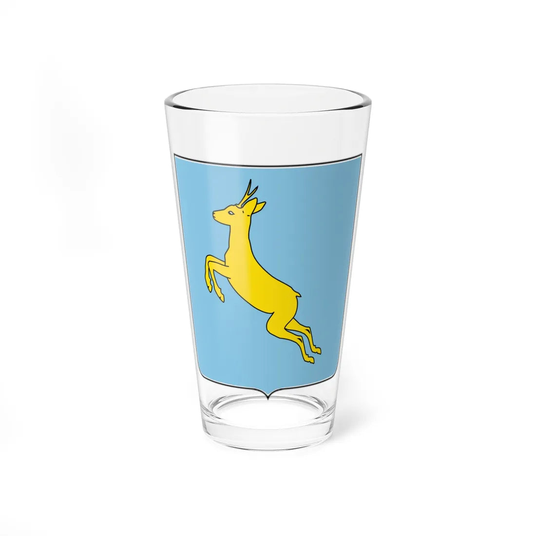 Blason ville it Capriolo (Italy) (Coat of Arms) Pint Glass 16oz 16oz - Go Mug Yourself
