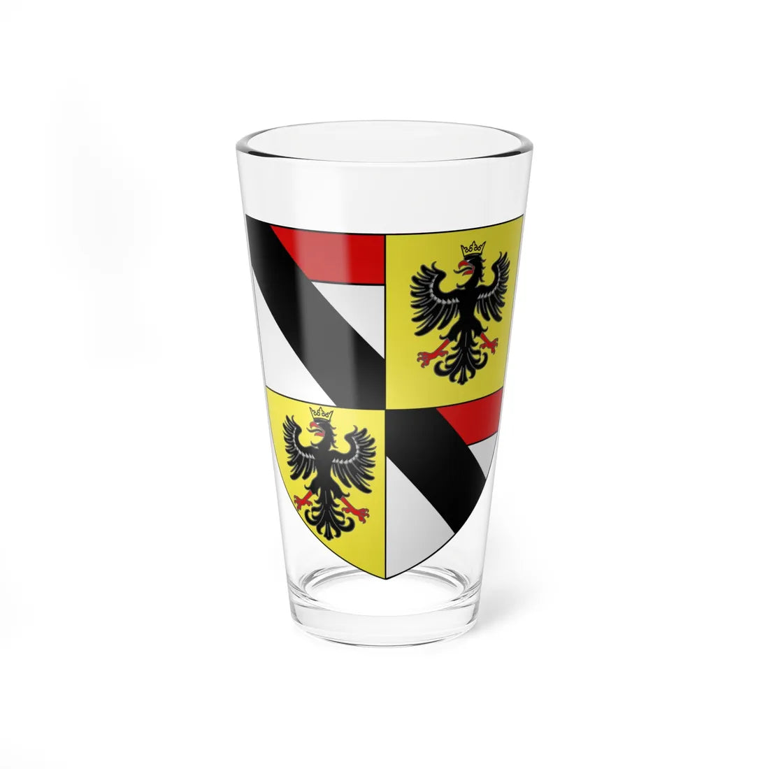 Blason ville It Challand-Saint-Anselme AO (Italy) (Coat of Arms) Pint Glass 16oz 16oz - Go Mug Yourself