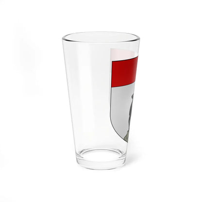Blason ville It Chamois AO (Italy) (Coat of Arms) Pint Glass 16oz - Go Mug Yourself