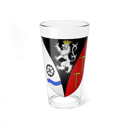 Blason ville It Champdepraz AO (Italy) (Coat of Arms) Pint Glass 16oz 16oz - Go Mug Yourself