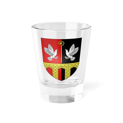 Blason ville It Charvensod AO (Italy) (Coat of Arms) Shot Glass 1.5oz 1.5oz - Go Mug Yourself