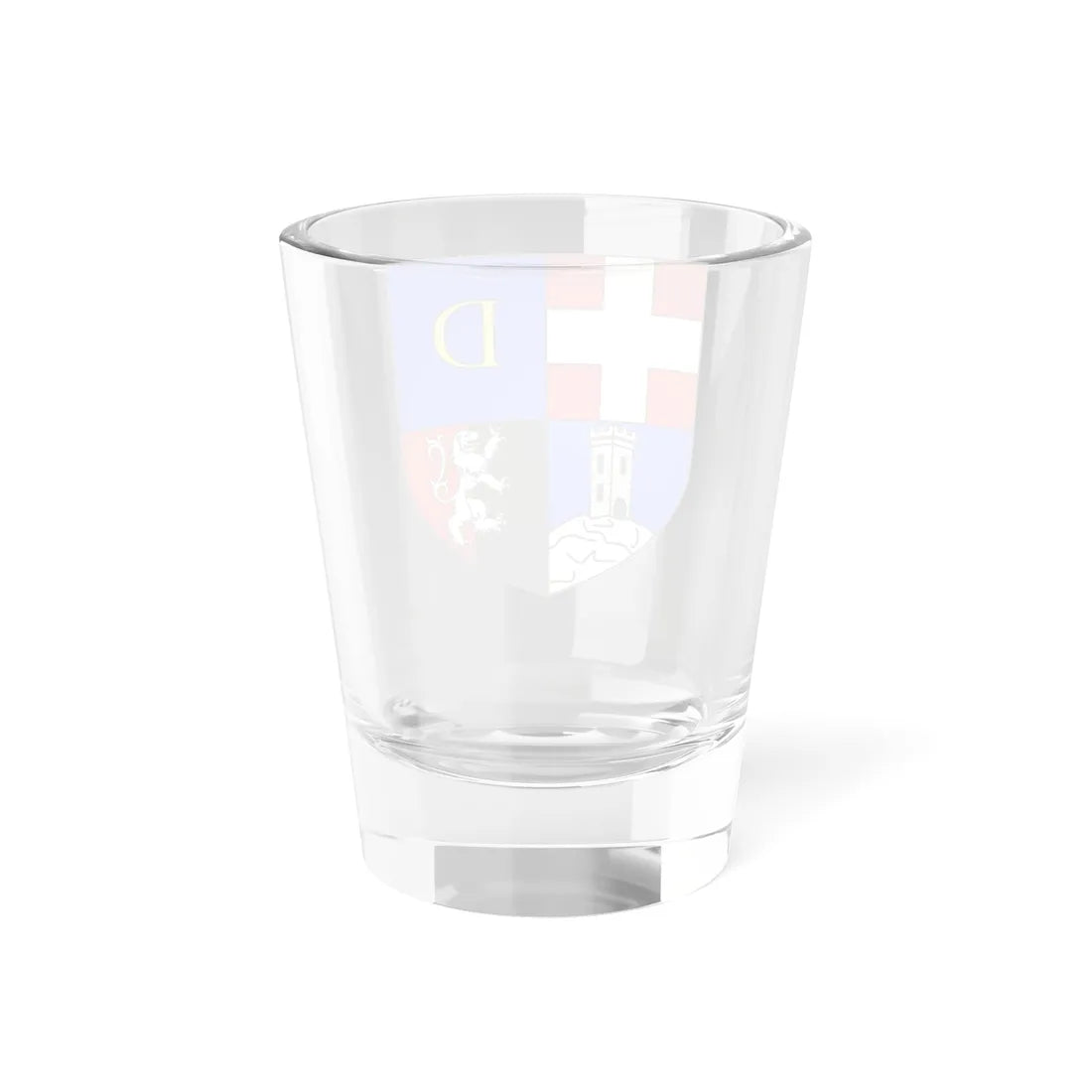Blason ville It Donnas AO (Italy) (Coat of Arms) Shot Glass 1.5oz - Go Mug Yourself