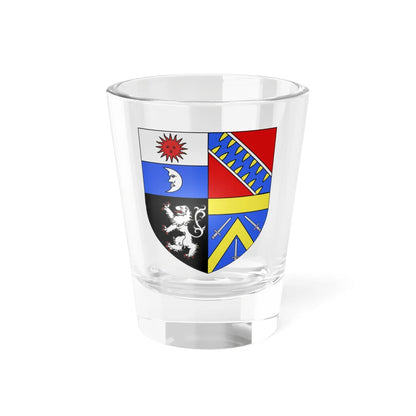 Blason ville It Emarèse AO (Italy) (Coat of Arms) Shot Glass 1.5oz 1.5oz - Go Mug Yourself