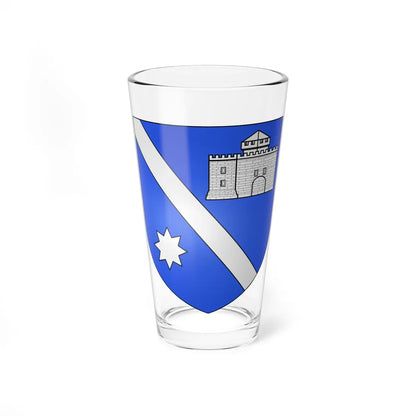 Blason ville It Introd AO (Italy) (Coat of Arms) Pint Glass 16oz 16oz - Go Mug Yourself