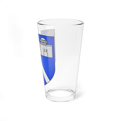 Blason ville It Introd AO (Italy) (Coat of Arms) Pint Glass 16oz - Go Mug Yourself