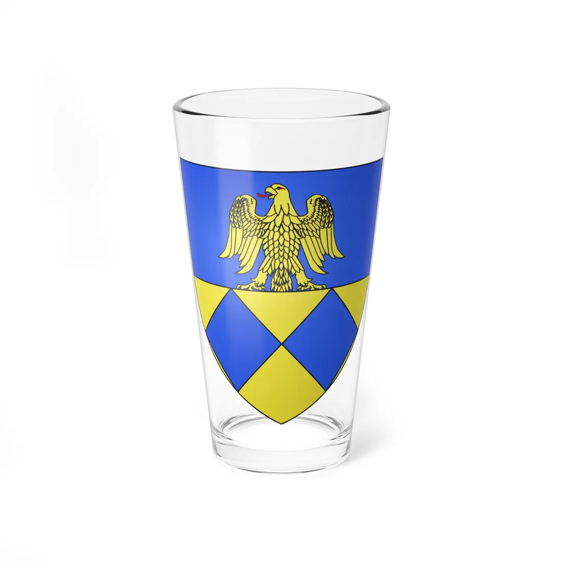 Blason ville It La Magdeleine AO (Italy) (Coat of Arms) Pint Glass 16oz 16oz - Go Mug Yourself