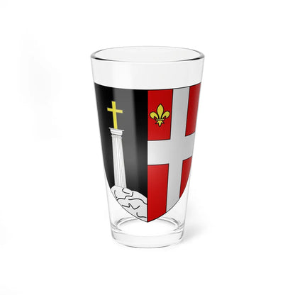 Blason ville It La Thuile AO (Italy) (Coat of Arms) Pint Glass 16oz 16oz - Go Mug Yourself