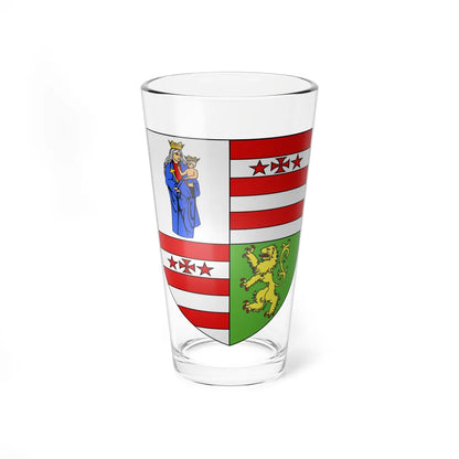 Blason ville It Perloz AO (Italy) (Coat of Arms) Pint Glass 16oz 16oz - Go Mug Yourself