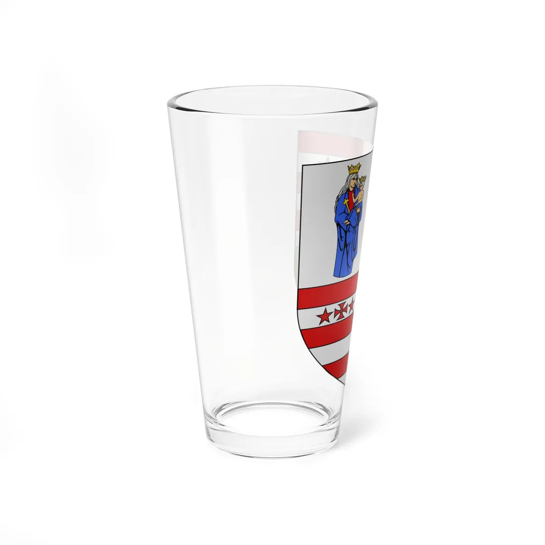 Blason ville It Perloz AO (Italy) (Coat of Arms) Pint Glass 16oz - Go Mug Yourself