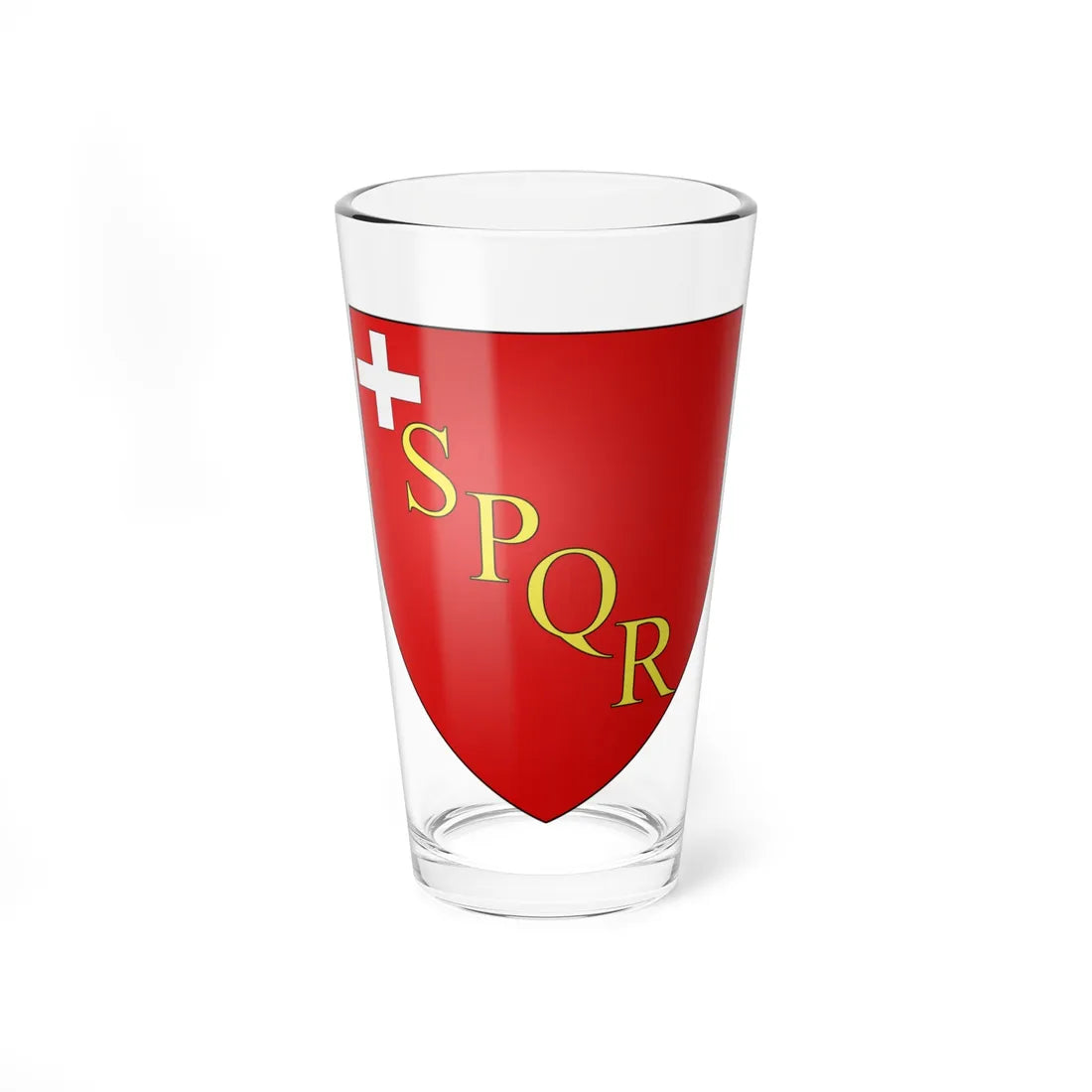 Blason ville it Rome (Italy) (Coat of Arms) Pint Glass 16oz - Go Mug Yourself