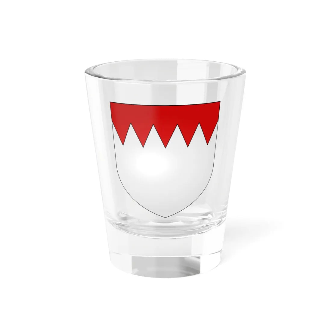 Blason ville It Saint-Rhémy-en-Bosses AO (Italy) (Coat of Arms) Shot Glass 1.5oz 1.5oz - Go Mug Yourself