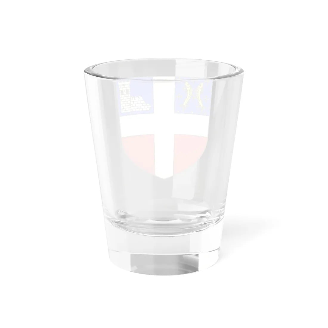 Blason ville It Villeneuve AO (Italy) (Coat of Arms) Shot Glass 1.5oz - Go Mug Yourself