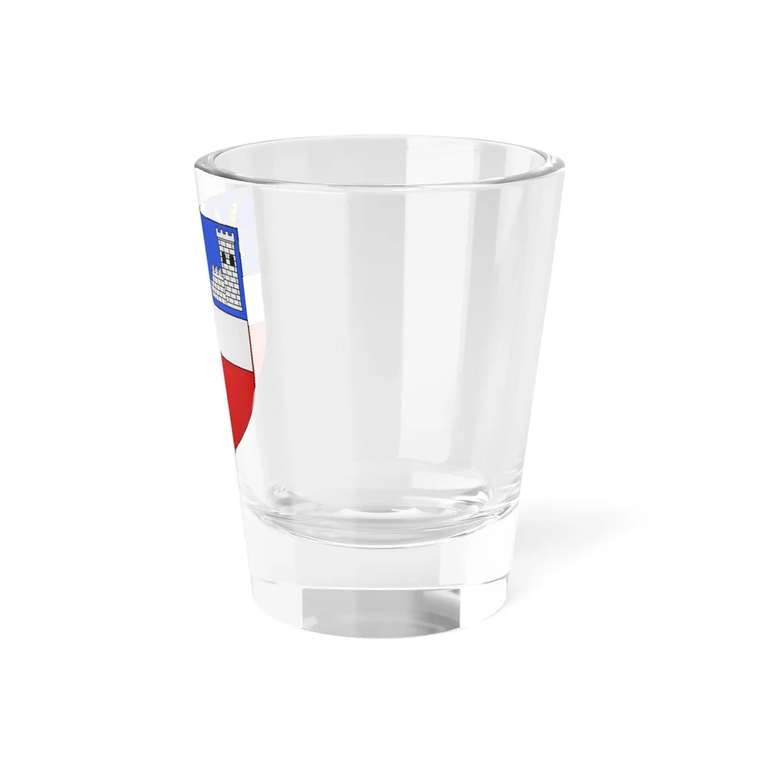Blason ville It Villeneuve AO (Italy) (Coat of Arms) Shot Glass 1.5oz - Go Mug Yourself