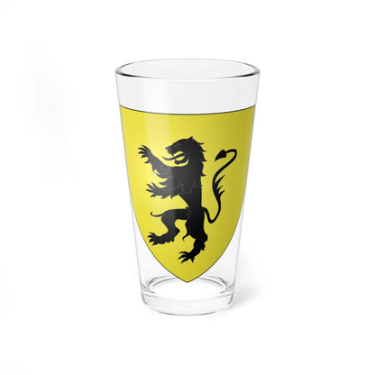 Blason ville lu Dudelange EschAlzette (Luxembourg) (Coat of Arms) Pint Glass 16oz 16oz - Go Mug Yourself