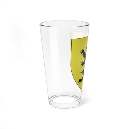 Blason ville lu Dudelange EschAlzette (Luxembourg) (Coat of Arms) Pint Glass 16oz - Go Mug Yourself