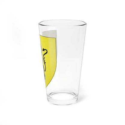 Blason ville lu Dudelange EschAlzette (Luxembourg) (Coat of Arms) Pint Glass 16oz - Go Mug Yourself