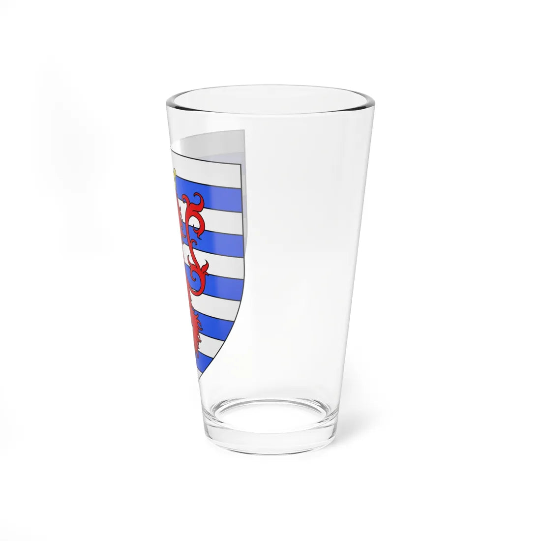 Blason ville lu Luxembourg-ville (Luxembourg) (Coat of Arms) Pint Glass 16oz - Go Mug Yourself