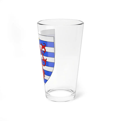 Blason ville lu Luxembourg-ville (Luxembourg) (Coat of Arms) Pint Glass 16oz - Go Mug Yourself