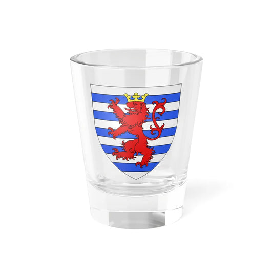 Blason ville lu Luxembourg-ville (Luxembourg) (Coat of Arms) Shot Glass 1.5oz 1.5oz - Go Mug Yourself