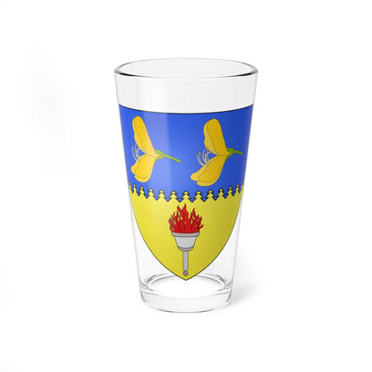 Blason ville lu Marnach Luxembourg (Luxembourg) (Coat of Arms) Pint Glass 16oz 16oz - Go Mug Yourself