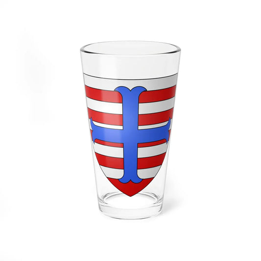 Blason ville lux Useldange (Luxembourg) (Coat of Arms) Pint Glass 16oz 16oz - Go Mug Yourself