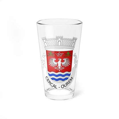 Blason ville pt Cercal Ourém (Portugal) (Coat of Arms) Pint Glass 16oz 16oz - Go Mug Yourself