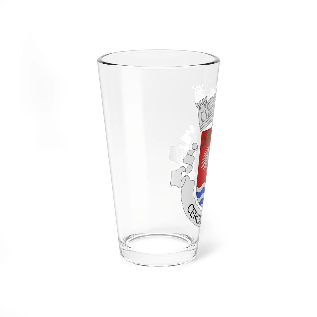 Blason ville pt Cercal Ourém (Portugal) (Coat of Arms) Pint Glass 16oz - Go Mug Yourself
