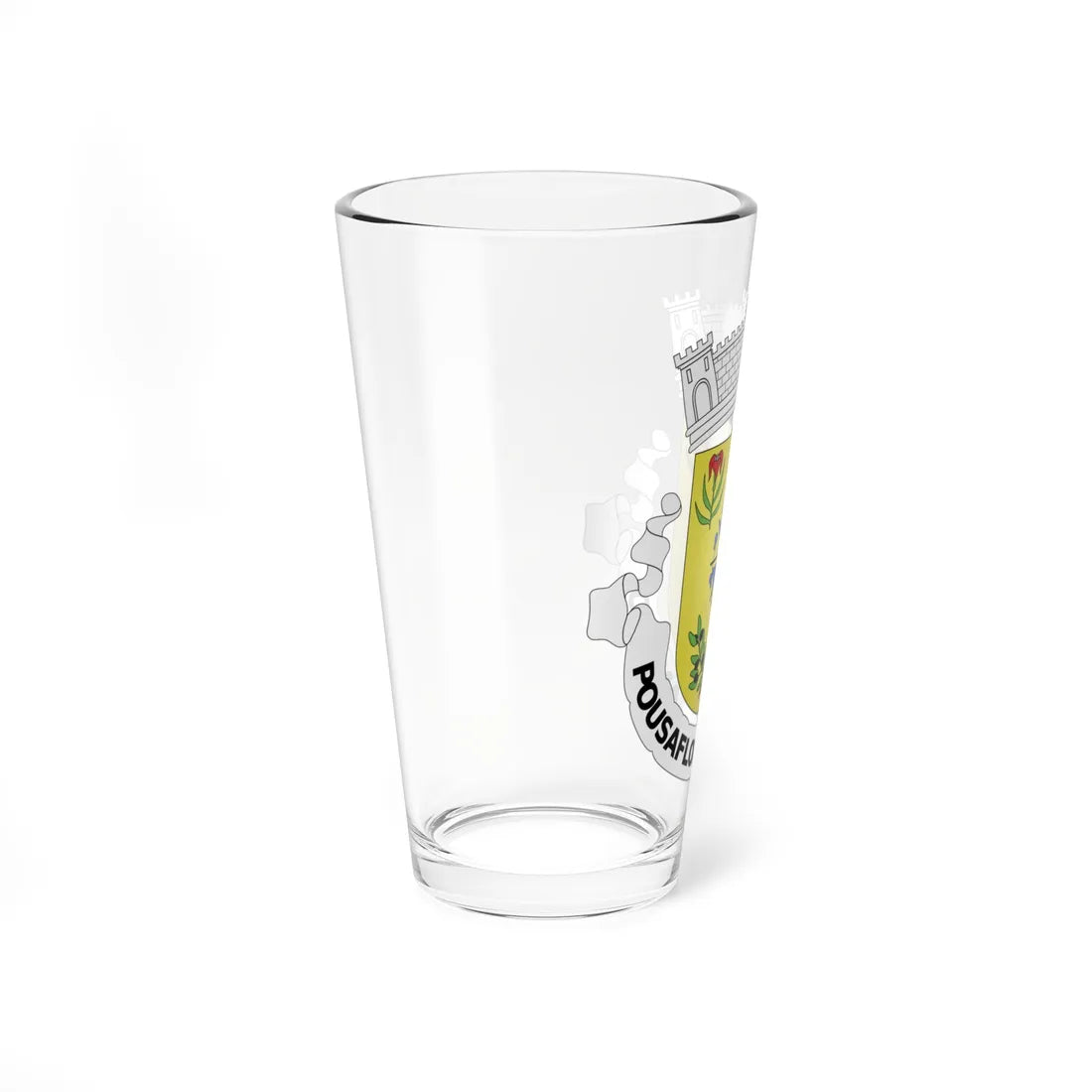 Blason ville pt Pousaflores Leiria (Portugal) (Coat of Arms) Pint Glass 16oz - Go Mug Yourself