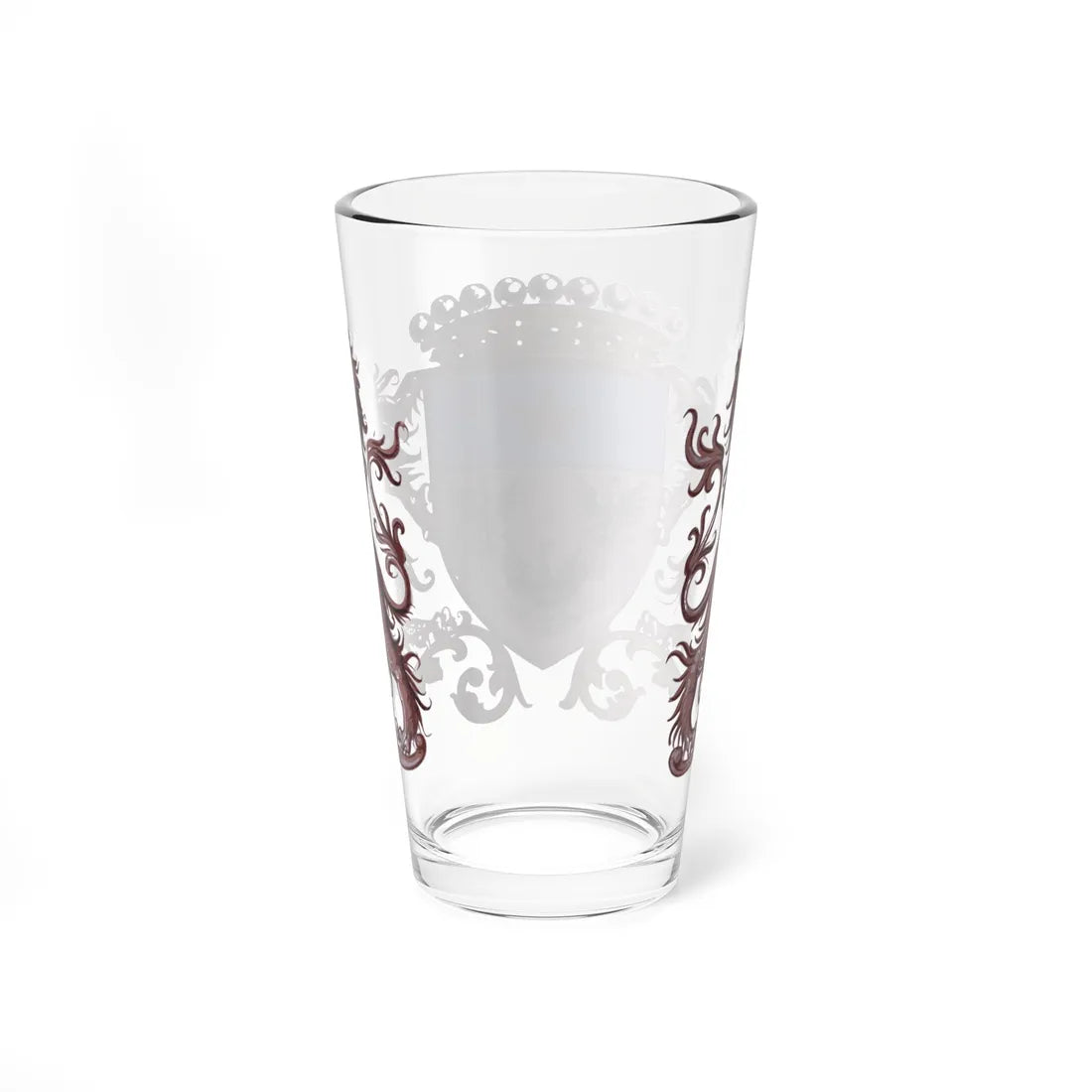Blason Wasseiges (Belgium) (Coat of Arms) Pint Glass 16oz - Go Mug Yourself