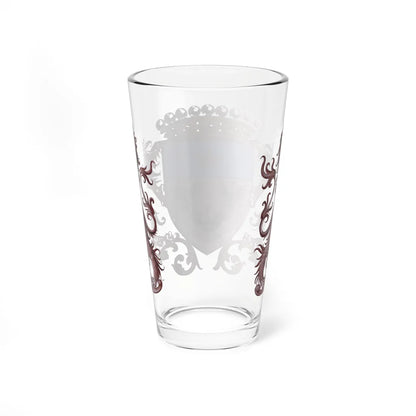 Blason Wasseiges (Belgium) (Coat of Arms) Pint Glass 16oz - Go Mug Yourself