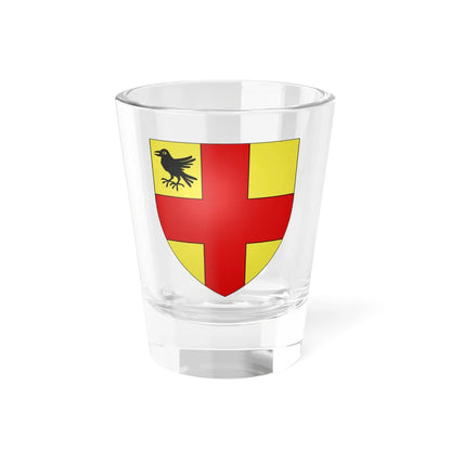 Blason Wemmel (Belgium) (Coat of Arms) Shot Glass 1.5oz 1.5oz - Go Mug Yourself