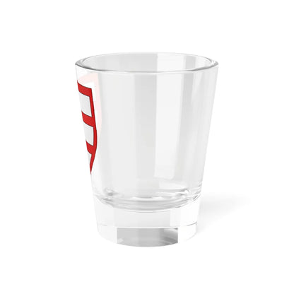 Blason Yvan de Korczak selon Gelre (Poland) (Coat of Arms) Shot Glass 1.5oz - Go Mug Yourself
